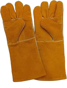Tan Leather Welding Gloves